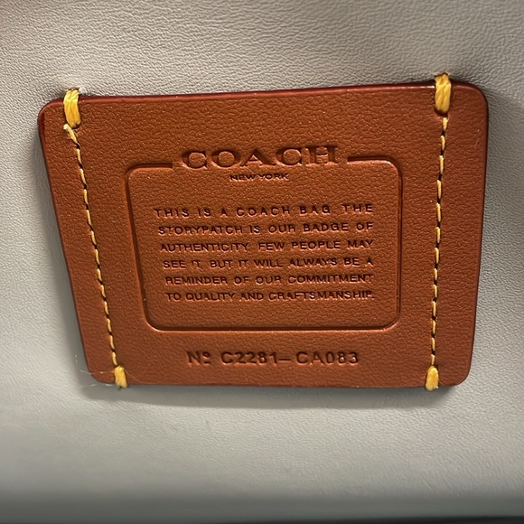 Coach Pillow Tabby 26 with Ombré Silver/Aqua Multi & Rexy Bag Charm Set - Picture 3 of 17